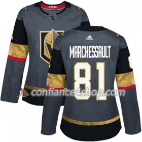 Adidas Maillot de Hockey Vegas Golden Knights Jonathan Marchessault 81 2017-2018 Gris Authentic - Femme